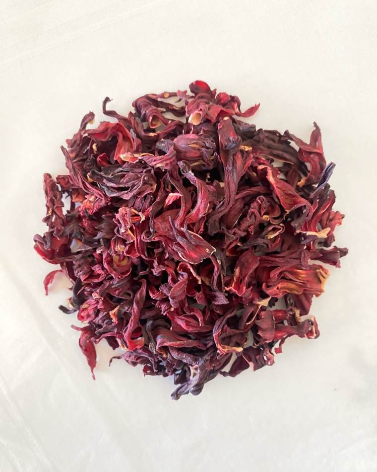 Whole hibiscus flower